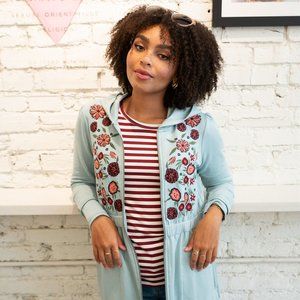 NWT Evy's Tree Anne Marie in Dusty Blue